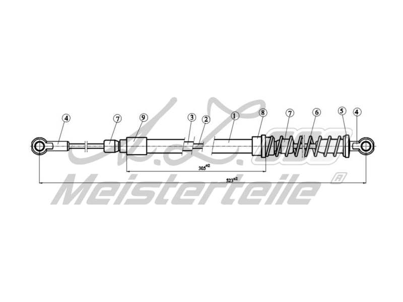 Handbremsseil